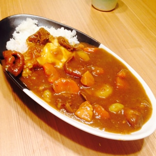 やみつき！油揚げの本格チキンカレー